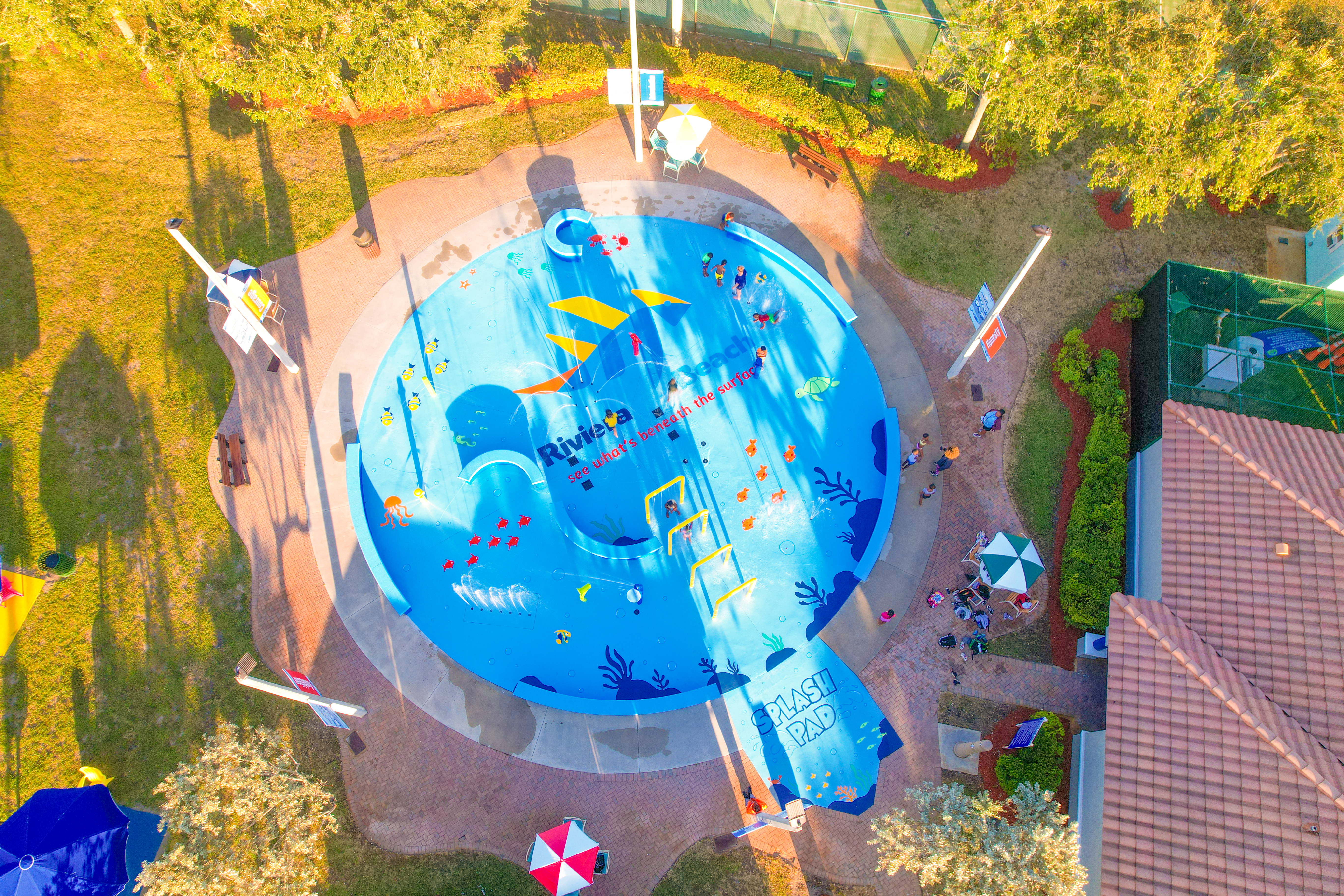 Splash pad family event