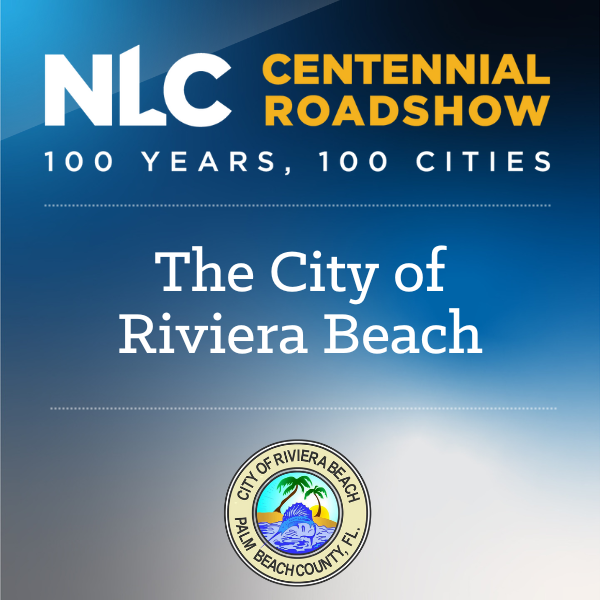 "FOR IMMEDIATE RELEASE: NATIONAL LEAGUE OF CITIES BRINGS CENTENNIAL ‘ROADSHOW’ TO RIVIERA BEACH, FLORIDA RIVIERA BEACH, FL. (May 20, 2024) – The City of Riviera Beach is honored to announce its participation as an official stop on the National League of Cities (NLC) Centennial Roadshow: 100 Years,100 Cities. This initiative is part of NLC’s year-long celebration, marking a century of commitment to advancing local government and advocating for the interests of cities, towns and villages nationwide. The roadshow, organized by NLC, includes stops at 100 cities in every region of the country, aimed at spotlighting the diversity, resilience, and transformation of America’s local communities. The roadshow kicked off in February at the University of Kansas in Lawrence, Kansas, where NLC was founded. Over the next several months, the roadshow will tour coast-to-coast, stopping in cities of all sizes to showcase the unique stories of municipalities like Riviera Beach." "There will be a roadshow stop at"	"The City of Riviera Beach City Hall located at 600 W"	 "Blue Heron Blvd, Riviera Beach, FL 33404 on Tuesday, May 21, 2024 at 8:00 a.m."	 "During the roadshow stop, there will be a proclamation by Mayor L. Ronnie Felder and a tour of Fire Station 87. “It is truly an honor for NLC to visit remarkable municipalities, like Riviera Beach that have made significant contributions to the advancement of local government over the past 100 years,” said Clarence Anthony, CEO and Executive Director of the National League of Cities. “Each of these cities has played a pivotal role in moving our local communities forward and has a unique story that showcases transformative change. As we celebrate and chart a course for the next 100 years, I am more excited than ever for the future of cities, towns, and villages and look forward to continuing important work together.” As the journey progresses, the roadshow will continue making stops in cities across the country, including Tampa, Florida, where NLC will host its annual City Summit conference and culminating event this November. For more information about the roadshow or to learn more about NLC’s centennial events or initiatives, visit nlc100.org. For media inquiries and more information, please contact:" "Brittany Collins Public Information Officer Bcollins@rivierabeach.org C: 561-371-1533"