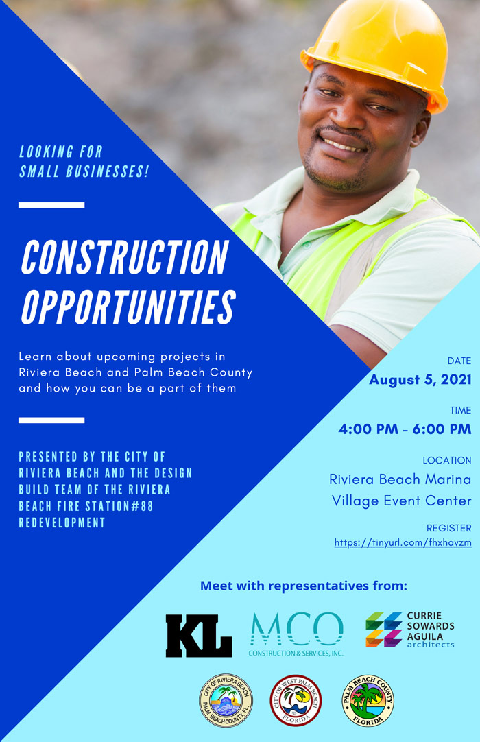 Calling Small Businesses – Construction Opportunities