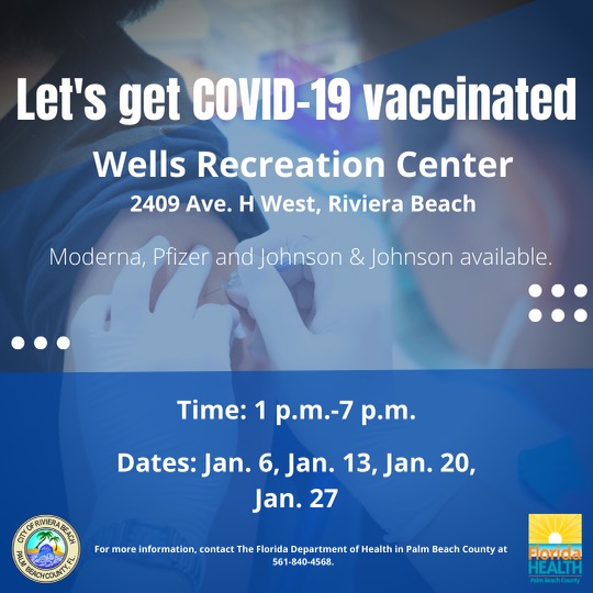 Get COVID-19 vaccinated at Wells Recreation Center