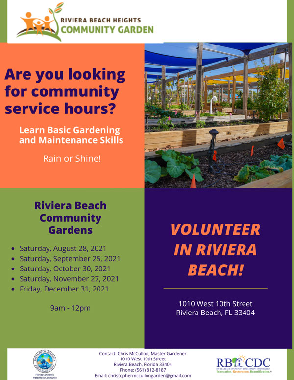 Heights Community Garden Volunteers needed