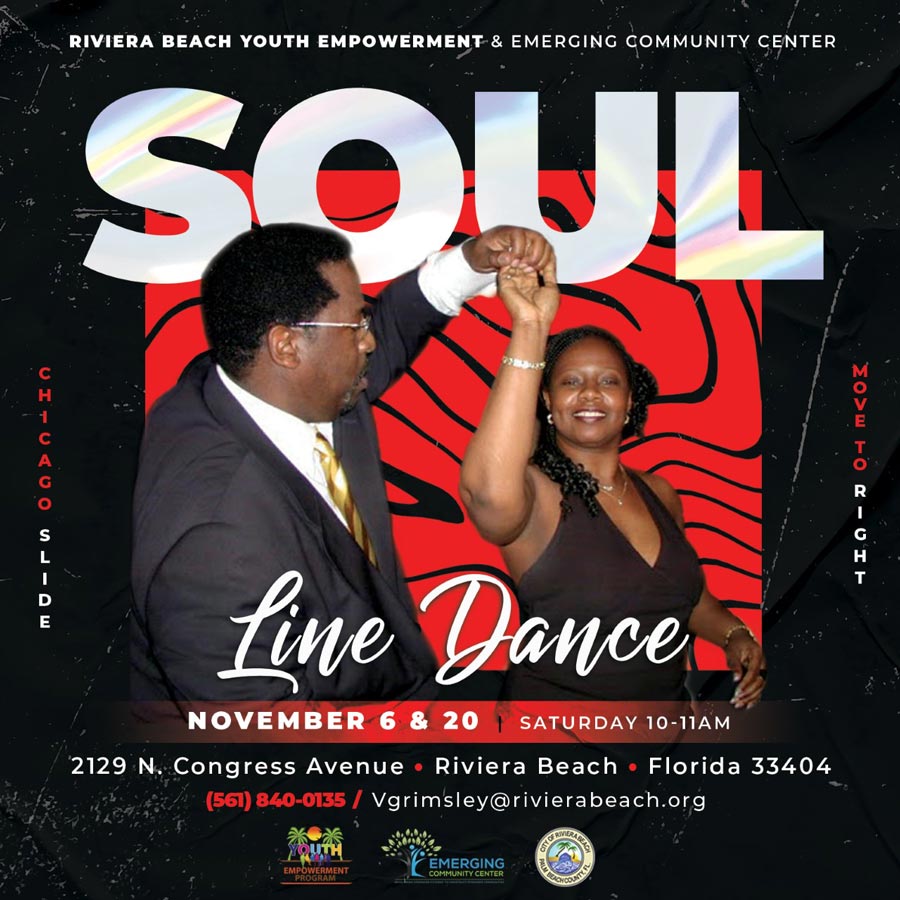 Join Us for Soul Line Dance  November 6 and November 20  @ 2129 N. Congress Avenue 